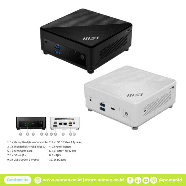 MSI CUBI 5  i5-1235U (Gen 12)